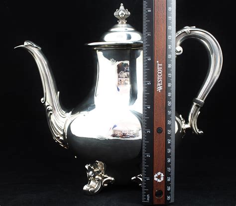 Vintage Reed And Barton Regent Silver Plate Teacoffee Pot