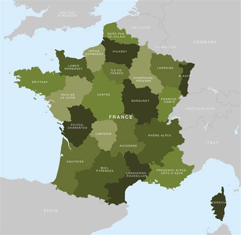 Map Of France With Regions Best Map Of Middle Earth