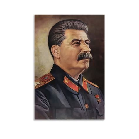 Joseph Stalin Poster Georgian Revolutionary Soviet Political Leader Oil