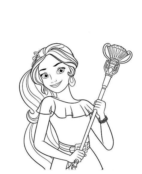 Coloring page Elena of Avalor Elena 6 Kleurplaten