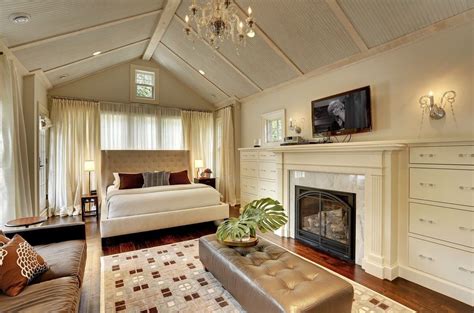 Home Stratosphere Luxurious Bedrooms Elegant Bedroom Bedroom Fireplace