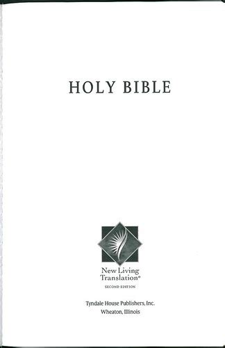 New Living Translation Bible 2nd Edition Title Biblewiki Flickr