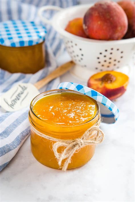 easy peach freezer jam recipe peach freezer jam freezer jam peach jam
