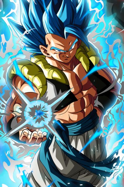 Dragon Ball Super Poster Gogeta Blue Smiling 12in X 18in