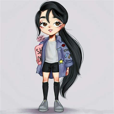 Cute Girls Cute Love Cartoons Cartoon Art Beauty Illustration Girls