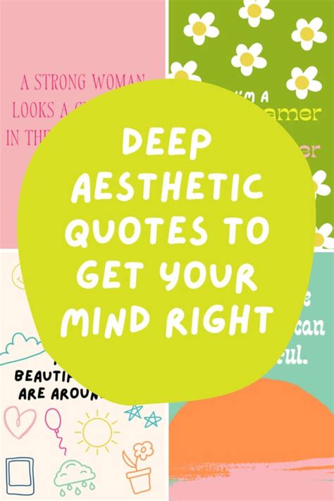 75 Deep Aesthetic Quotes To Get Your Mind Right Darling Quote