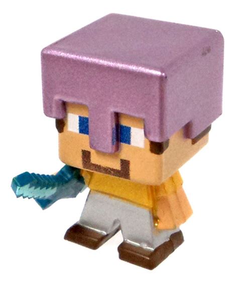 Minecraft Ice Series 5 Steve With Mismatched Armor Mini Figure Loose