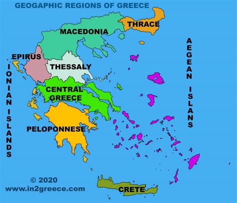 Greece Map Detailed Maps Of Greece And The Greek Regions