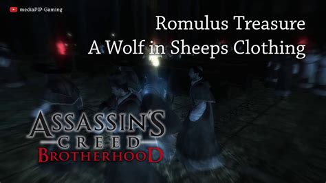 Assassins Creed Brotherhood Romulus Treasure Lair 5 A Wolf In