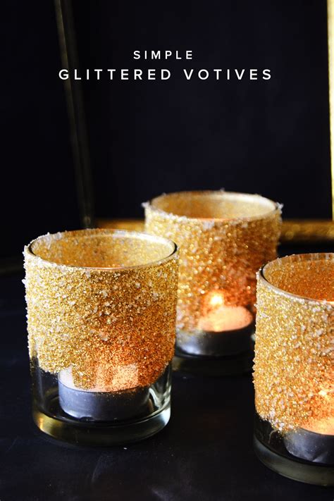 Glitter Candle Holders For Any Celebration Glitter Candles Gold