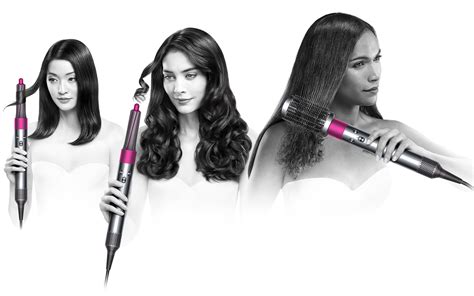 The dyson airwrap™ styler harnesses an aerodynamic phenomenon called the the dyson brushes use the coanda effect to attract hair to the surface of the brush, propelling air along the hair strands for a. Dyson Airwrap can curl or straighten your hair using less ...