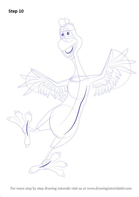 Learn How To Draw Peck From Back At The Barnyard Back At The Barnyard