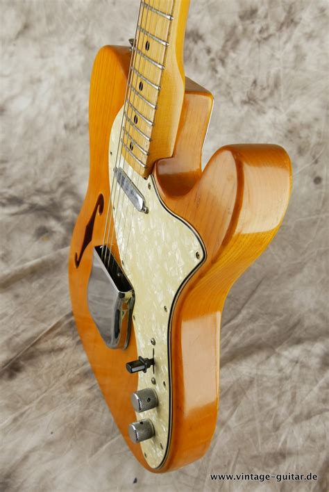 Fender Telecaster Thinline 1971 Natural Guitar For Sale Vintage Guitar