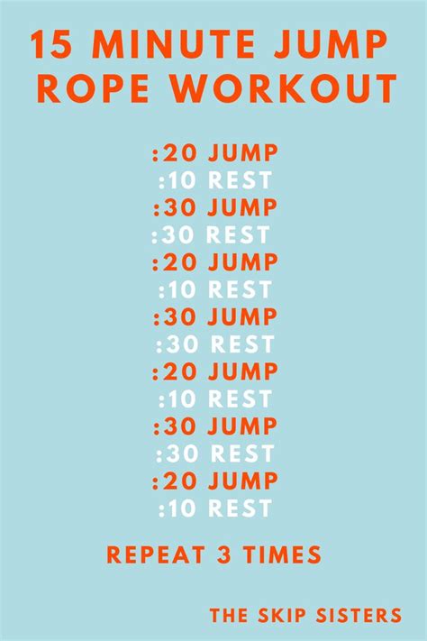 Pin On Jump Rope Workouts