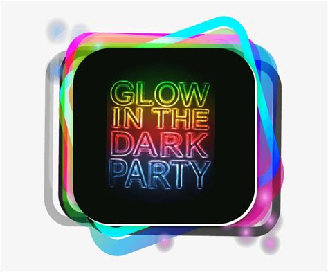Glow In The Dark Party Backgrounds Clipart