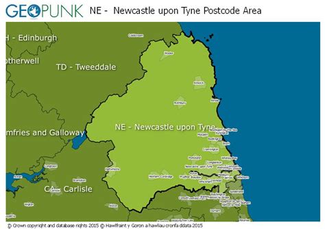 Ne Newcastle Upon Tyne Postcode Area