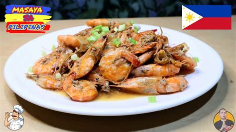 Hipon Sa Gata Lutong Bisaya Shrimp In Coconut Milk Wok With Jm