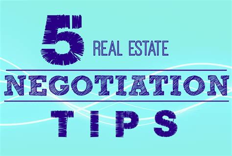 5 Real Estate Negotiation Tips Dfw Real Estate Real Estate Tips Real Estate