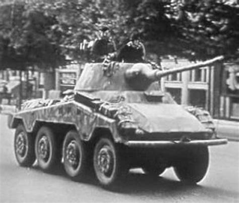 Photo Sdkfz 2342 Puma 8 Rad Armored Car On A Street Date Unknown