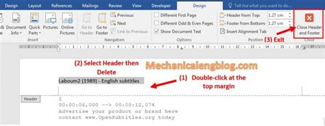 3 Ways To Remove All Header And Footer In Word Mechanicaleng Blog