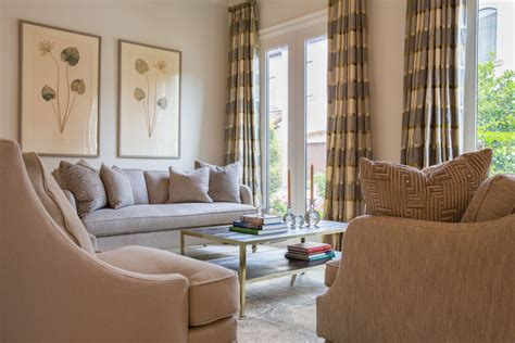 This Contemporary Cream Living Room Features Furnishings From Paisley