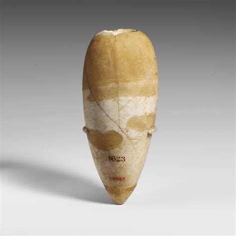 Alabaster Pointed Alabastron Cypriot Late Bronze Age The