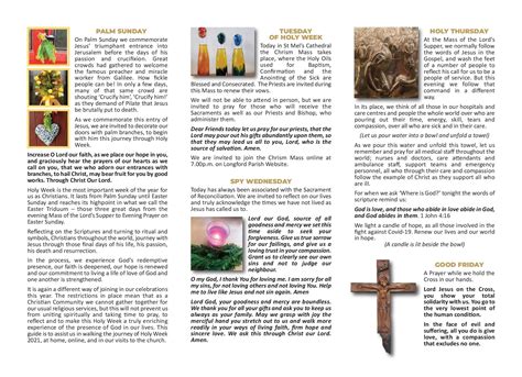 Holy Week At Home 2 Page 002 The Diocese Of Ardagh And Clonmacnois