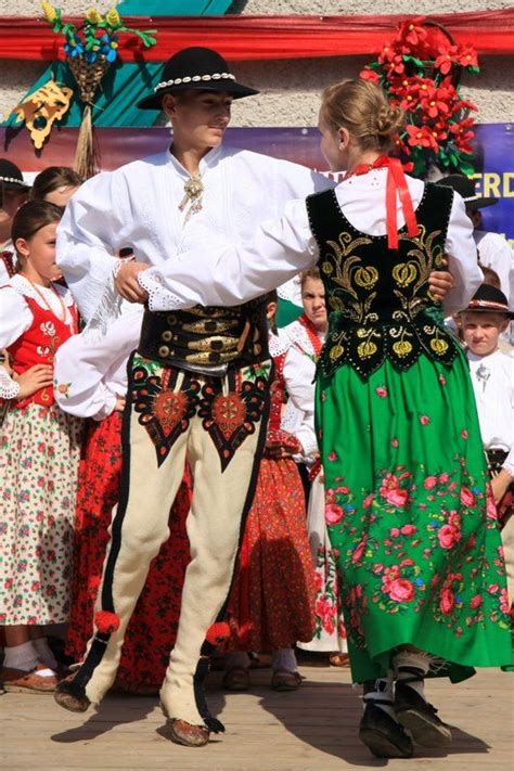 folk costumes from podhale region poland polish folk costumes polskie stroje ludowe