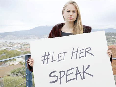 Let Her Speak Grace Tame Wins Right To Speak About Assault Daily