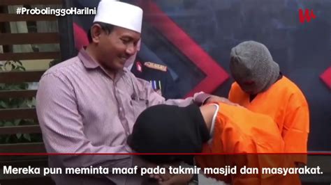 Remaja Mesum Di Masjid Kota Probolinggo Minta Maaf Youtube
