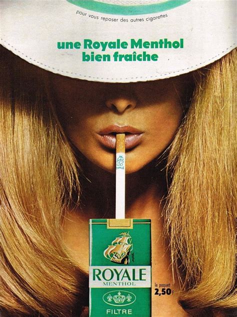 1969 Another French Advertisement This Time For Royal Menthol En 2020
