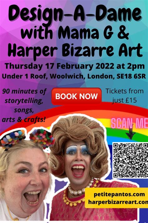 Design A Dame With Mama G And Harper Bizarre Art At Under1roof
