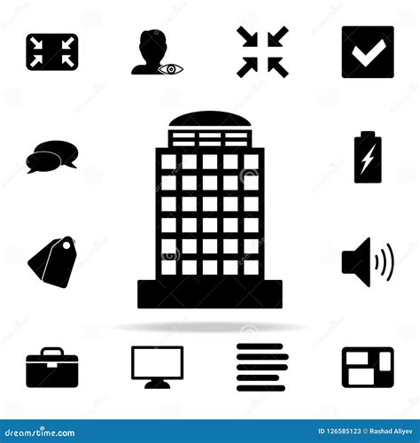 Building Icon Web Icons Universal Set For Web And Mobile Stock