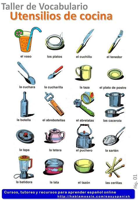 Ofertas relacionadas con utensilios cocina. Utensilios de cocina (kitchen utilities) vocabulary in ...
