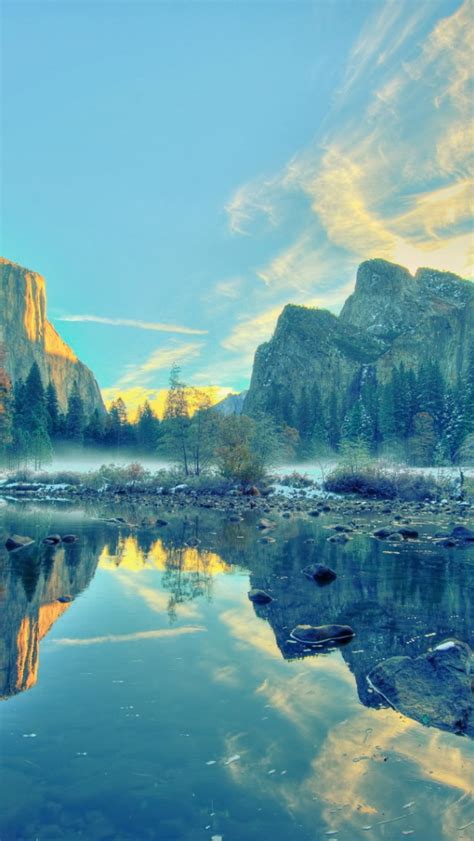Calming Iphone Wallpaper Yosemite National Park Iphone 371211 Hd