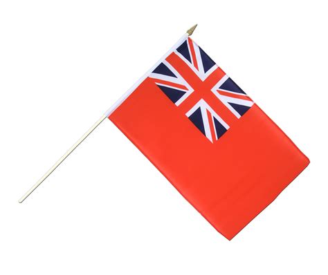 Red Ensign Hand Waving Flag 12x18 Royal Flags