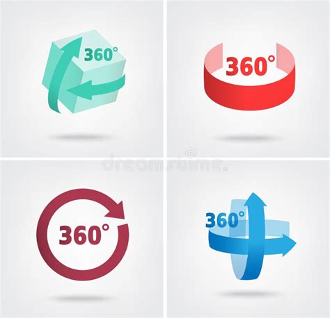 360 Degrees View Sign Icon Stock Vector Illustration Of View 71403852