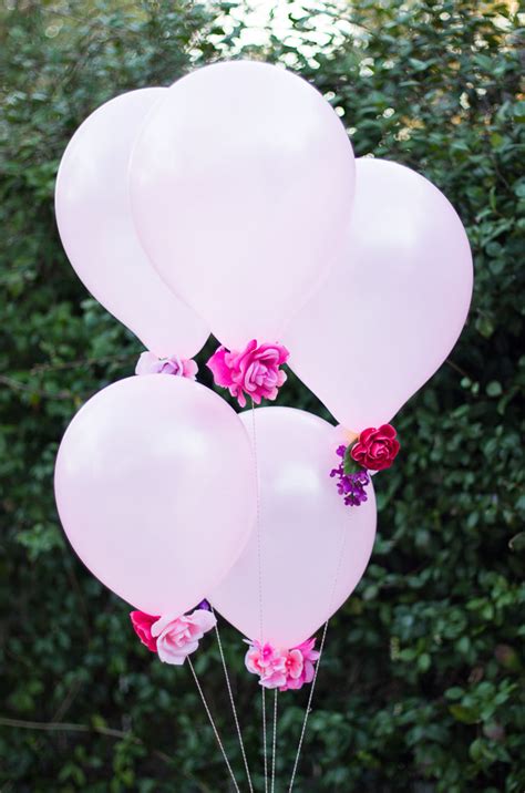 Diy Flower Balloons Design Improvised