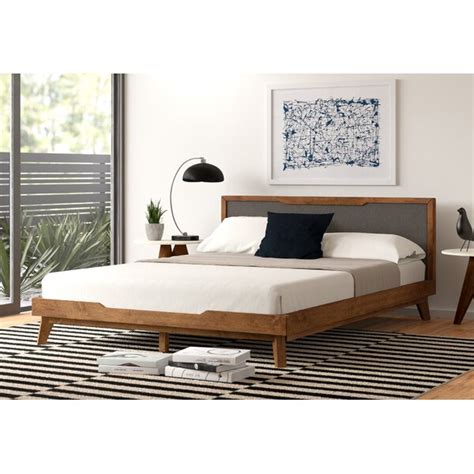 Merrinda Upholstered Platform Bed And Reviews Allmodern
