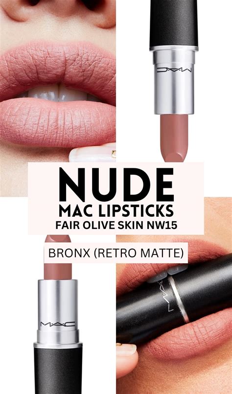 Amazing Nude MAC Lipstick Shades For NW Fair Olive Skin