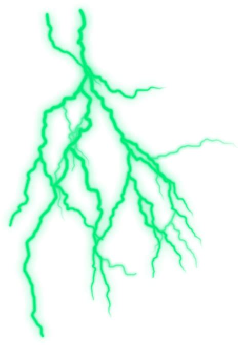 Download High Quality Lightning Transparent Green Transparent Png