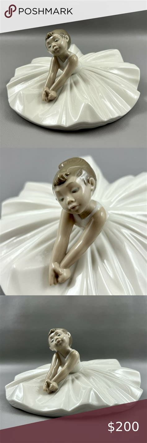 Nao By Lladro Dance Class Model Number 1283 Girl Ballerina Figurine