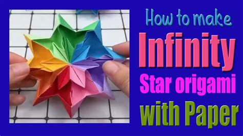 Infinity Star Origami D Paper Toys Youtube