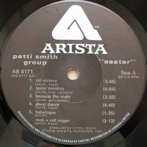 Patti Smith Group ‎ Easter 1978 Punk Vinyl Classic Superfast Shipping