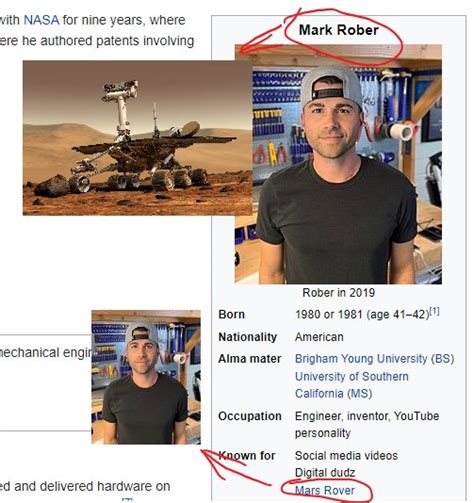 Mark Robers Mars Rover Name Soundalikes Know Your Meme