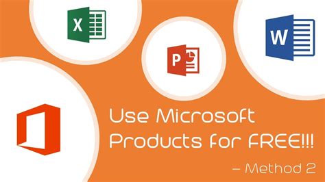 How To Use Microsoft Office Products For Free Method 2 Youtube
