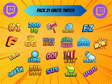 Pack 21 Twitch Emote Discord Emotes Hello There Emote Gg Emote Text