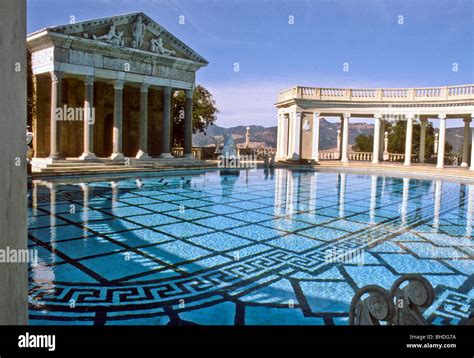 Roman Pool Hearst Castle State Park San Simeon California Usa Stock Photo Alamy