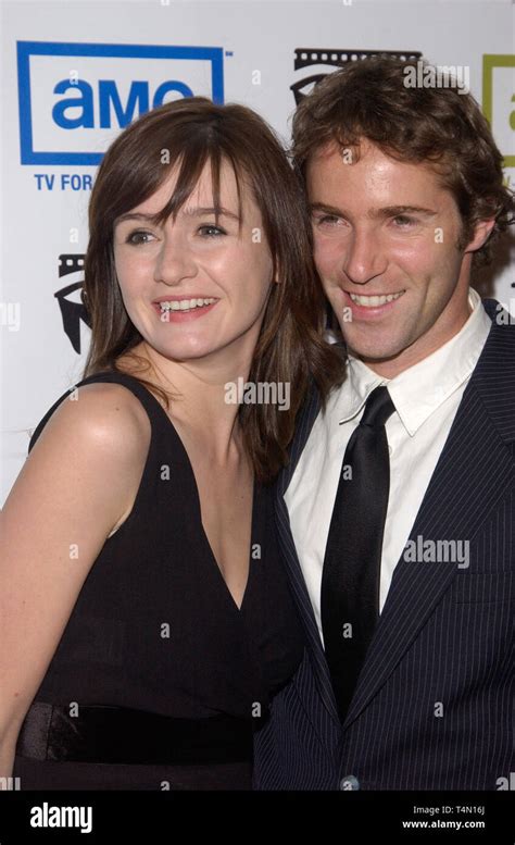 Los Angeles Ca November 12 2004 Beverly Hills Ca Actress Emily Mortimer And Husband Actor