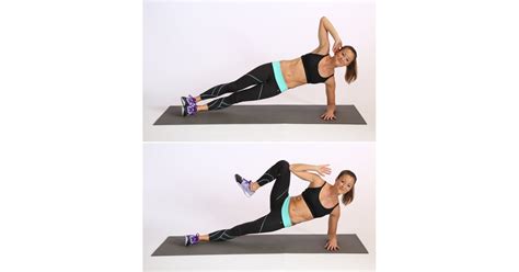 Side Plank Crunch Plank Exercise Popsugar Fitness